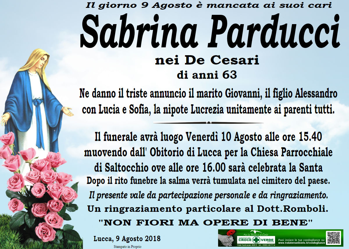 Sabrina PArducci nei De CEsari