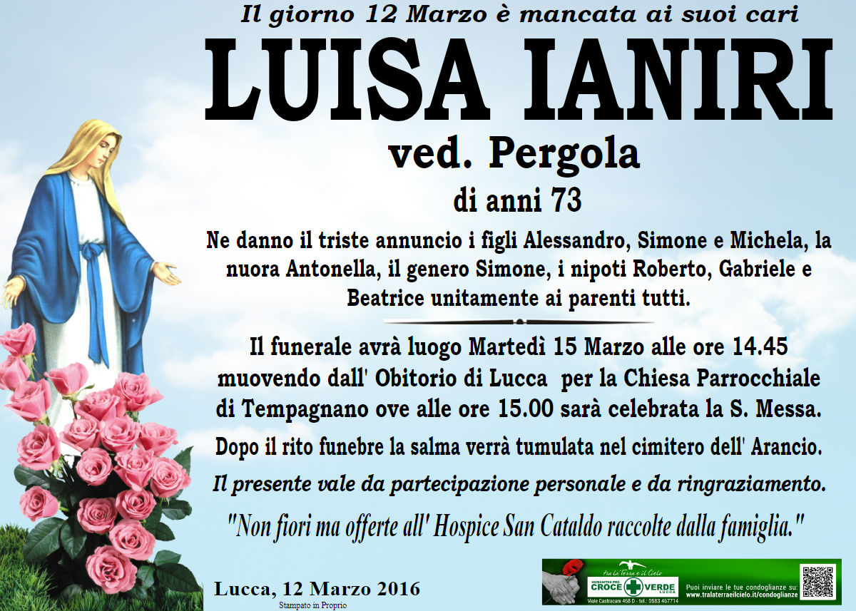 Ianiri Luisa ved. Pergola